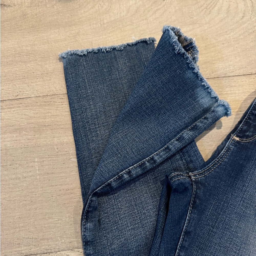 AG Adriano Goldschmied Dark Blue Stevie Ankle Jeans - Picture 3 of 5